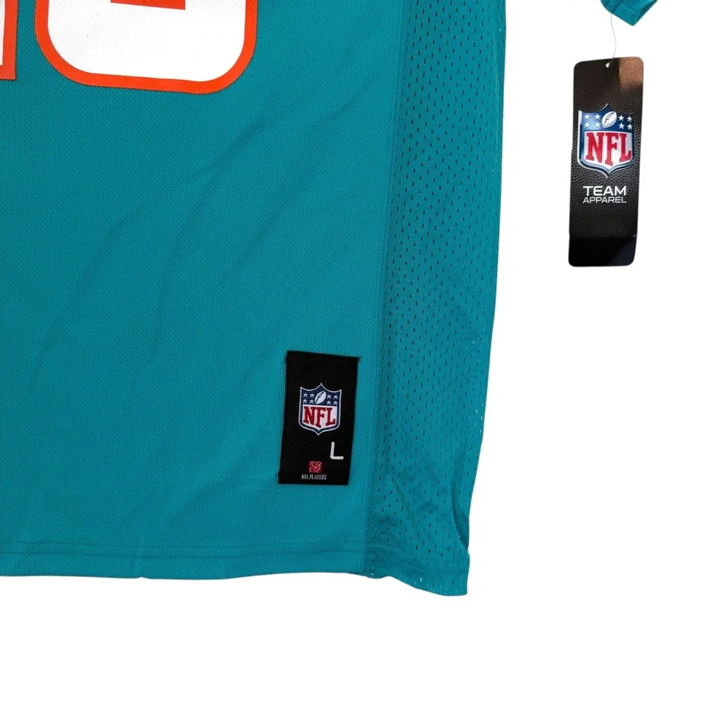 Miami Dolphins Tyreek Hill NFL Team Apparel 10 Youth Jersey Aqua Large 14/16 NEW